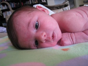 Close up during tummy time... 