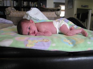 Enjoying Tummy Time!