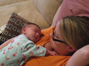 Napping with Mommy!
