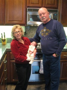 Here I am with my Grandma Judy & Papa Tim!